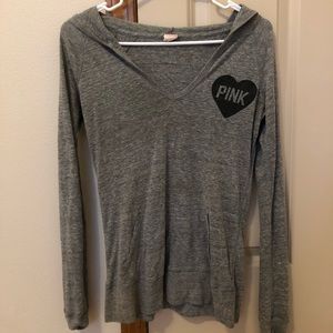 PINK light weight sweatshirt